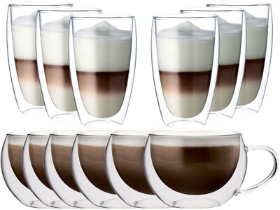 Okuliare teplo-Odolný Káva, Cappuccino a Latte 12sztuk