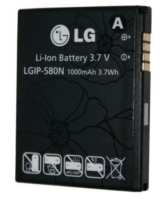 ORYGINALNA BATERIA LG LGIP-580N * GT500 GT505 GC900 Vievty Smart GM730