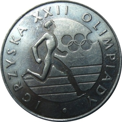 Moneta 20 zł złotych XXII Igrzyska 1980 r ładna
