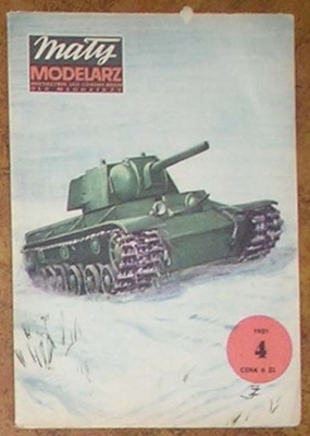 MM 4/1981 Radziecki czołg ciężki KW-1