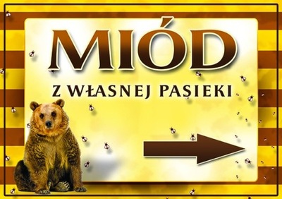 Tablica reklamowa, średnia 42x29,5 cm - wzór F222