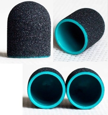 100 x KAPTUREK 13mm na FREZ gumowy do pedicure 150 POLSKI PRODUCENT