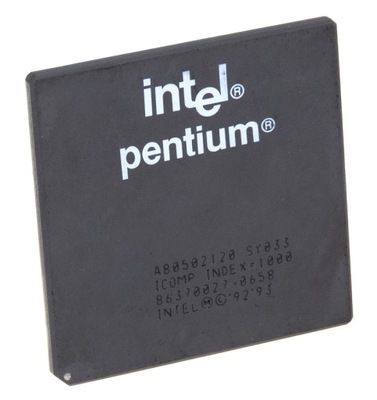 CPU INTEL PENTIUM A80502120 120 MHz s.7 CACHE 8 KB