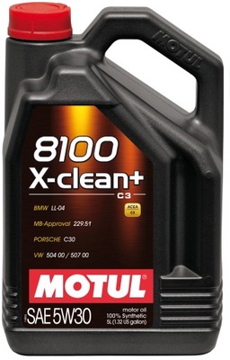 Motul 8100 X-Clean+ C3 5W30 5L