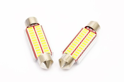 DIODO LUMINOSO LED 24 SMD 4014 CANBUS C5W C10W CAN BUS 42 MM  