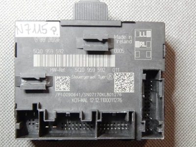 Audi a3 8v модуль дверь правых 3 дверь 5q0959592 фото №1