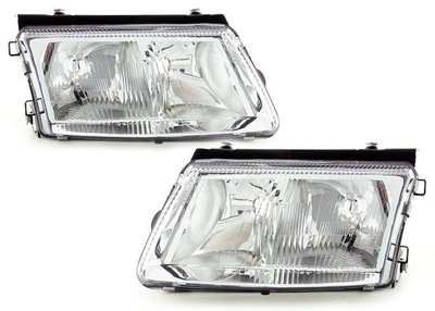 VW PASSAT B5 96-00 GRILLES LAMPS LEFT+RIGHT H1+H7 DEPO - milautoparts-fr.ukrlive.com