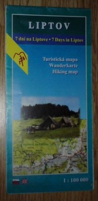 SŁOWACJA - LIPTOV NISKIE TATRY MAPA 2002 R.