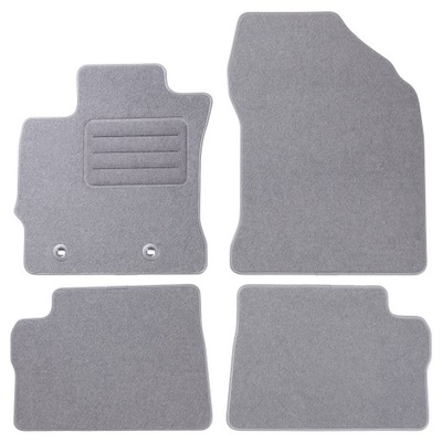 TOYOTA AURIS II 2012- MATS GRAY COLOR CARMAT - milautoparts-fr.ukrlive.com