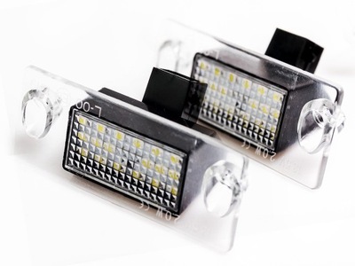 Led світлодіодні підсвітка номерного знака audi a3 8l a4 b5 фото №1