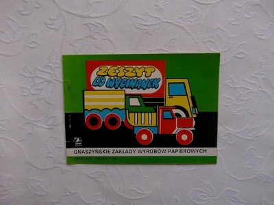 ZESZYT DO WYCINANEK GNASZYŃ ZAKŁADY CZĘSTOCHOWA
