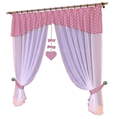 HOTOVÉ ZÁCLONY VOILE POLKA dot 300x180 HIT !!! F-35