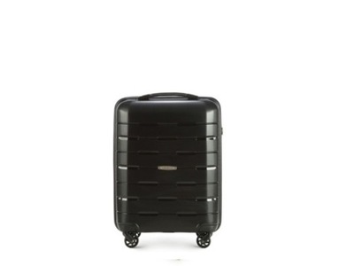 Mała walizka WITTCHEN 56-3T-721 czarna -CABIN SIZE