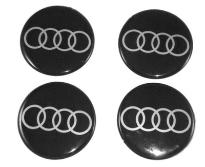 AUDI 56MM EMBLEMATY AUTOCOLLANTS LOGO - COUVERCLES DISQUES - milautoparts-fr.ukrlive.com