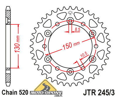 SET \/ SATZ NAPĘD-OWY HONDA FMX 650 DID ZVMX ! MOC+ Bild 3