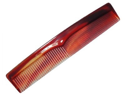 Grzebień do włosów bursztyn duży klasyczny kieszonkowy REED