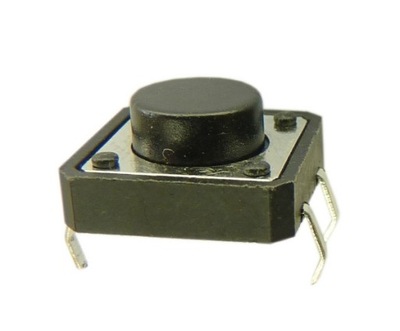 przycisk mikro switch 12x12 mm 4pin 7mm pilot