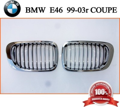 ATRAPA NERKA BMW 3 E46 99-03r COUPE LEWA CHROM