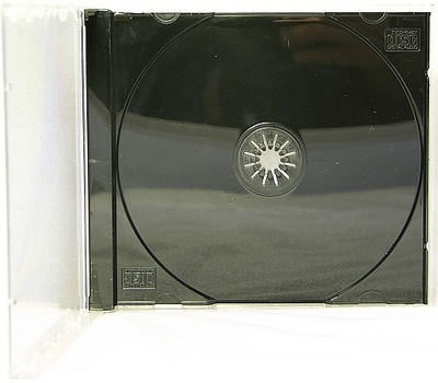 Pudełka na 1 CD Jewel Case CD BOX Czarny tray 1szt
