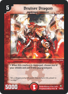 *DM-08 DUEL MASTERS - BRUISER DRAGON - !!!