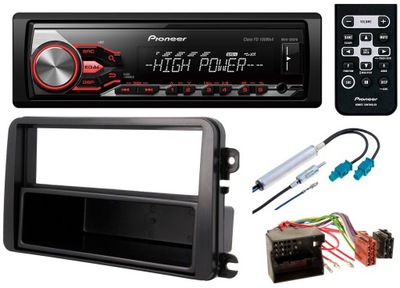 PIONEER MVH-280FD RADIO AUTOMOTIVE MP3 USB AUX MAX. POWER 4X100W + REMOTE CONTROL - milautoparts-fr.ukrlive.com