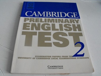 Cambridge preliminary english test 2 czysta