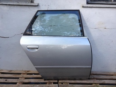 Audi a6 c5 дверь правое задние задняя серебристый фото №1
