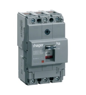 HAGER Wyłącznik mocy x160 3P 25kA 160A HHA160H