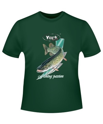 KOSZULKA T-SHIRT Z NADRUKIEM SZCZUPAKA XL