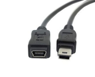 Kabel Przedłużacz z MiniUSB na Mini USB 0,5M