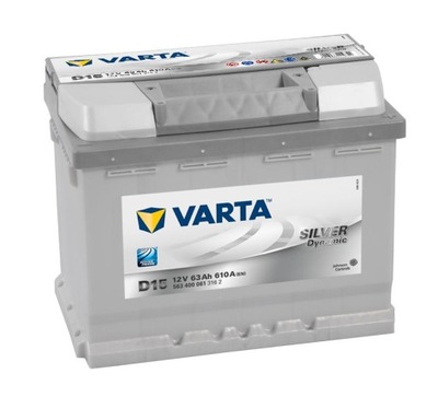 BATTERY VARTA 63AH 610A P+ D15 VARTA 5634000613162 - milautoparts-fr.ukrlive.com