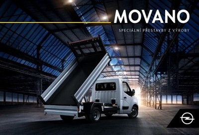Opel Movano prospekt 2017 Czechy 