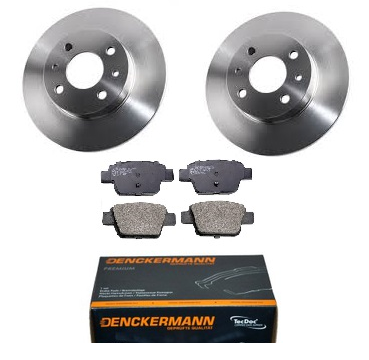 B110187 DEC PADWITH BRAKEWITH REAR FIAT BRAVO II 07- WITH + DENCKERMANN B130277 DISC BRAKE - milautoparts-fr.ukrlive.com