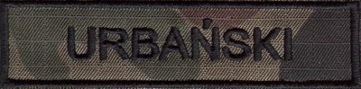 Naszywka Name Patch Nazwisko wz 2010 RIPSTOPwojsko