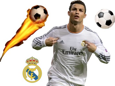 Piłkarze naklejki Lewandowski Messi Ronaldo Max wz