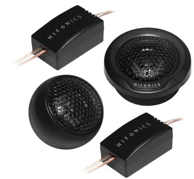 HiFonics VX6.2T Głośniki Tweetery 25mm Zwrotnice 125W RMS!