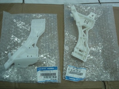 Mazda 3 2003-2009 направляющая бампера левый+ правый перед фото №1