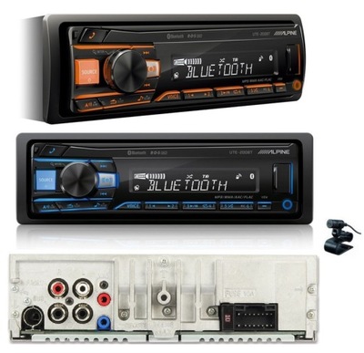 Alpine UTE-200BT Radio samochodowe MP3 USB AUX Bluetooth Multi-Color