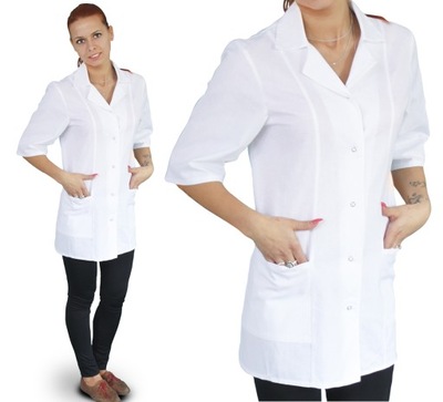 Fartuch żakiet laboratoryjny 100% bawełny r. XXL