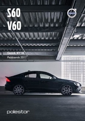 Volvo S60 V60 Polestar prospekt 10 2017 polski