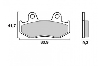 BRENTA SABOTS DE FREIN DE FREIN KH323 / KH92 (ORGANIC) - milautoparts-fr.ukrlive.com