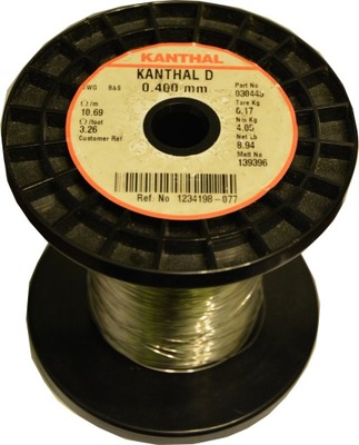 Drut oporowy KANTHAL D 0,4 mm 50 m