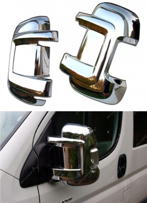 PEUGEOT BOXER 2006- TRIMS ON MIRRORS CHROME - milautoparts-fr.ukrlive.com