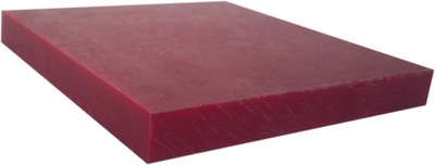 Płyta poliamid PA6-G+olej czerwona 15x500x500 mm