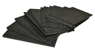 Przekładki dąb czarny 130x60x3mm knifemaking