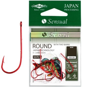 Mikado HAKI Sensual Round RED Nr 4 -na boczny trok