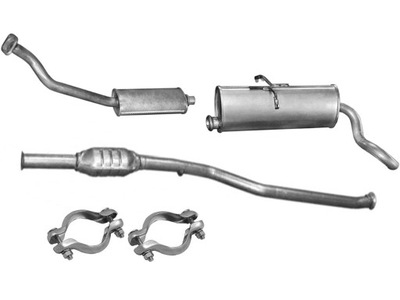 CITROEN BERLINGO - PEUGEOT DE CHARGEMENT - 1.9D (ROK 1991-2001) POTS D'ÉCHAPPEMENT + COLLIERS - milautoparts-fr.ukrlive.com