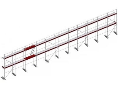 RUSZTOWANIE RUSZTOWANIA ELEWACYJNE PLETTAC 215 m²