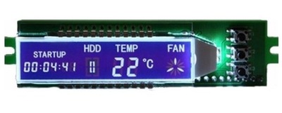 ART Mikrosterownik LCD do obud. komp. (White/Blue)