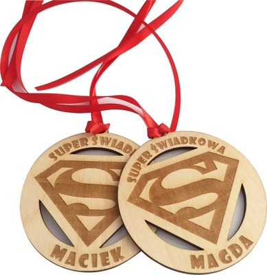MEDAL podziękowanie dla ŚWIADKÓW super prezent